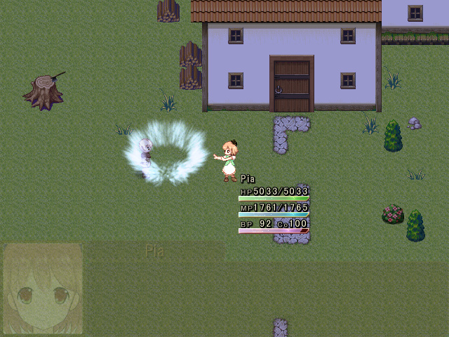 Pia's spell consumed both her MP and BP.