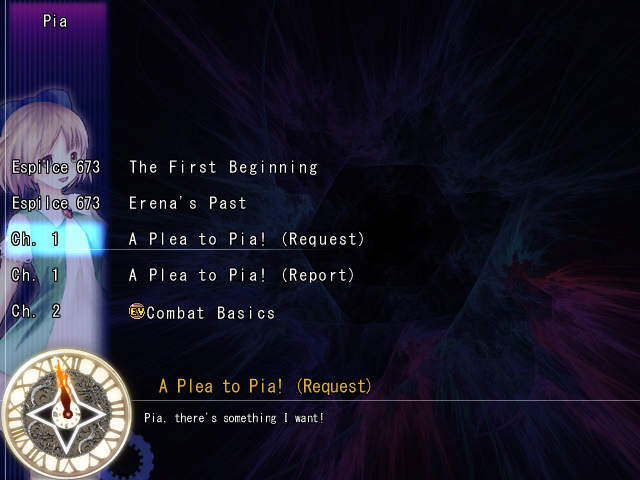 Past Archive Menu.